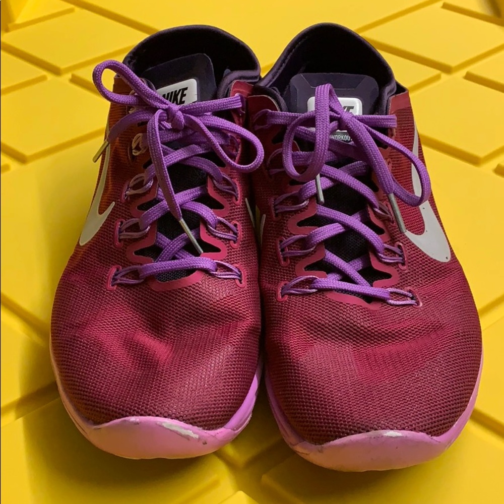 Pink Purple Women Lunarlon Nike Sneakers